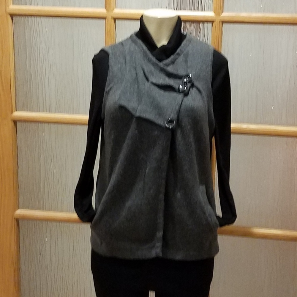 Style & co. gray sweater vest